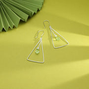 Modern Prism  Drop & Danglers Silver Earring