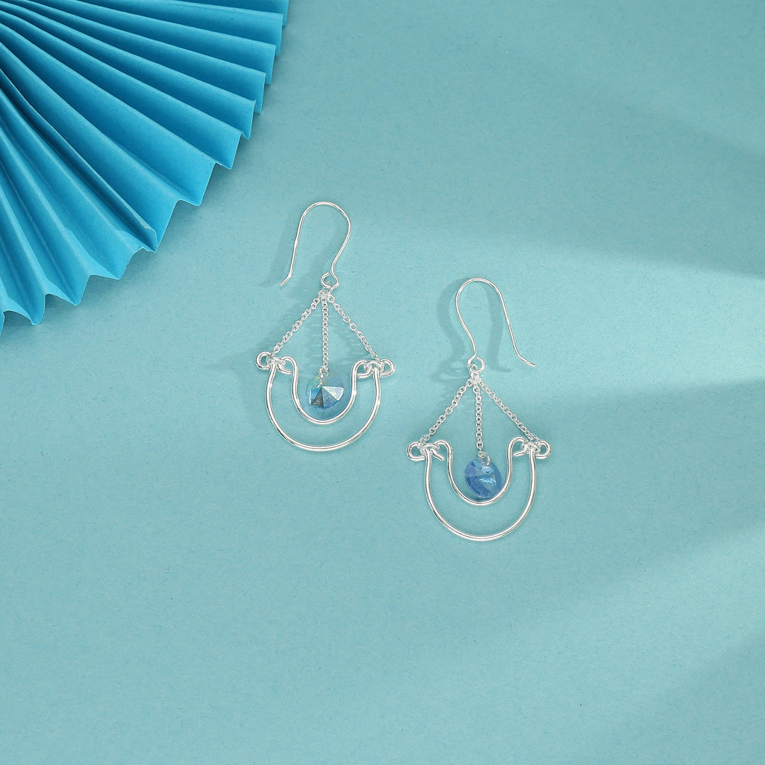 Bluebell Arc Drop & Danglers Silver Earring
