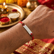 PNG Jewellers Super Bro Silver Plated Rakhi for Men