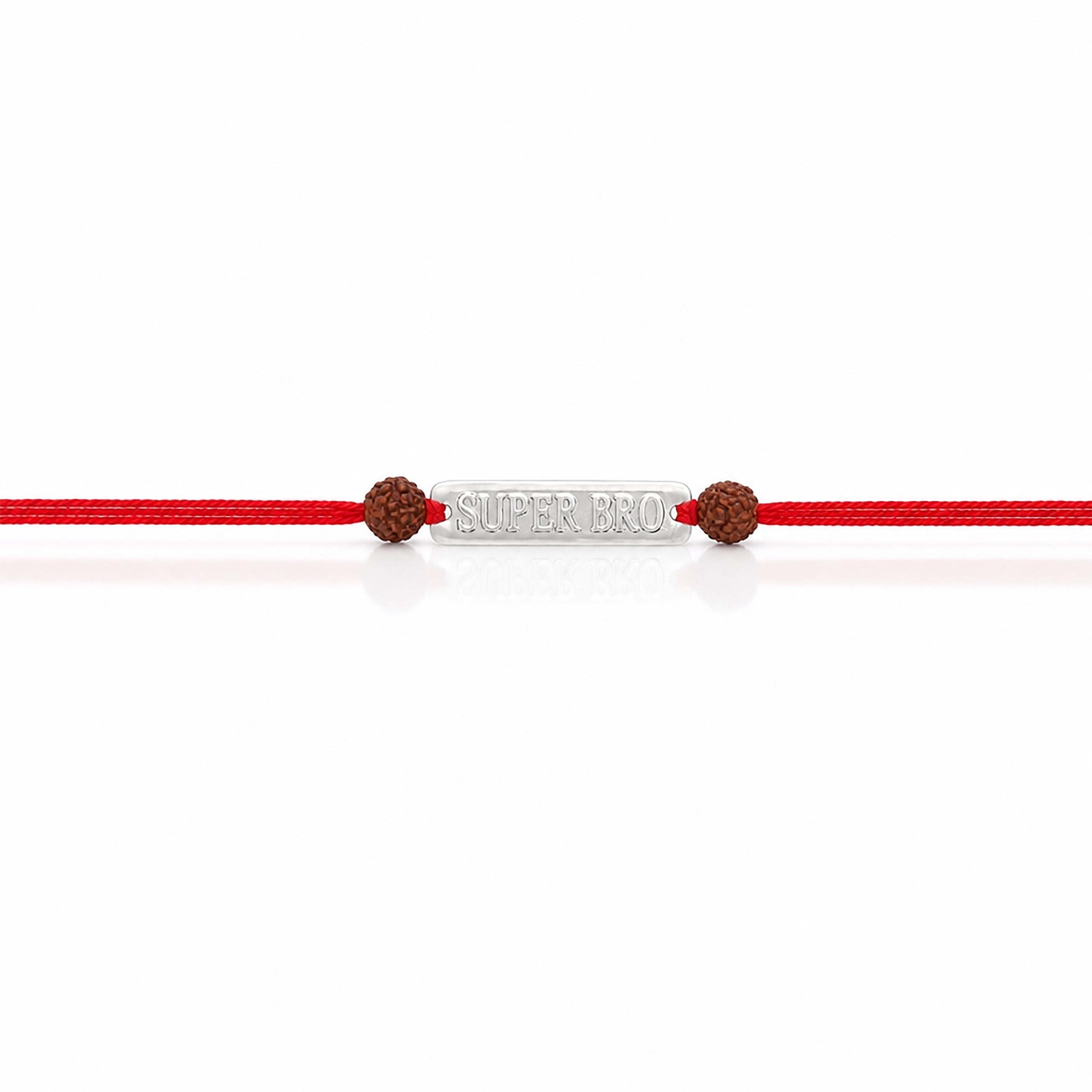 PNG Jewellers Super Bro Silver Plated Rakhi for Men