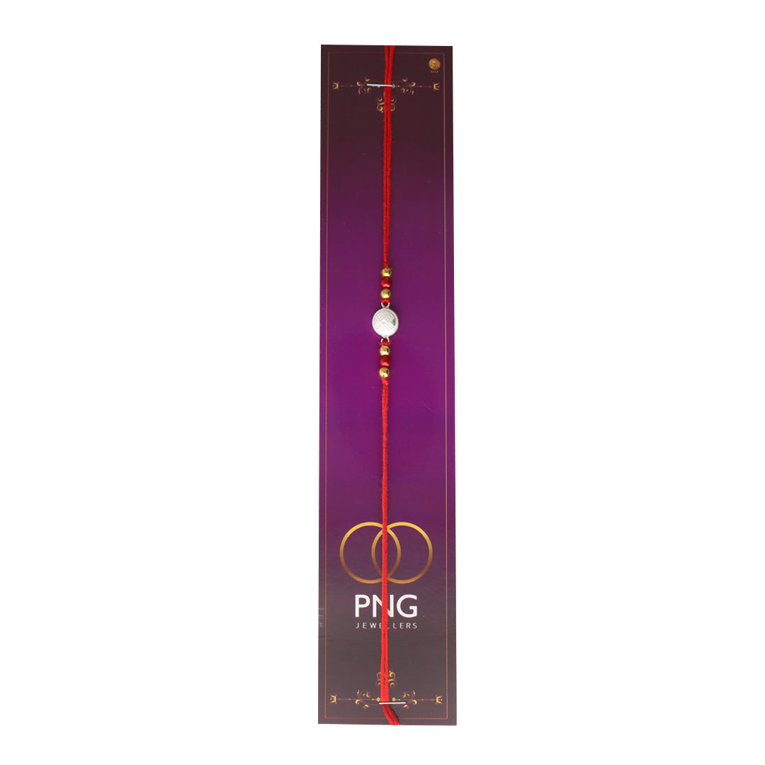 PNG Jewellers Royal Shield Silver Rakhi For Men's