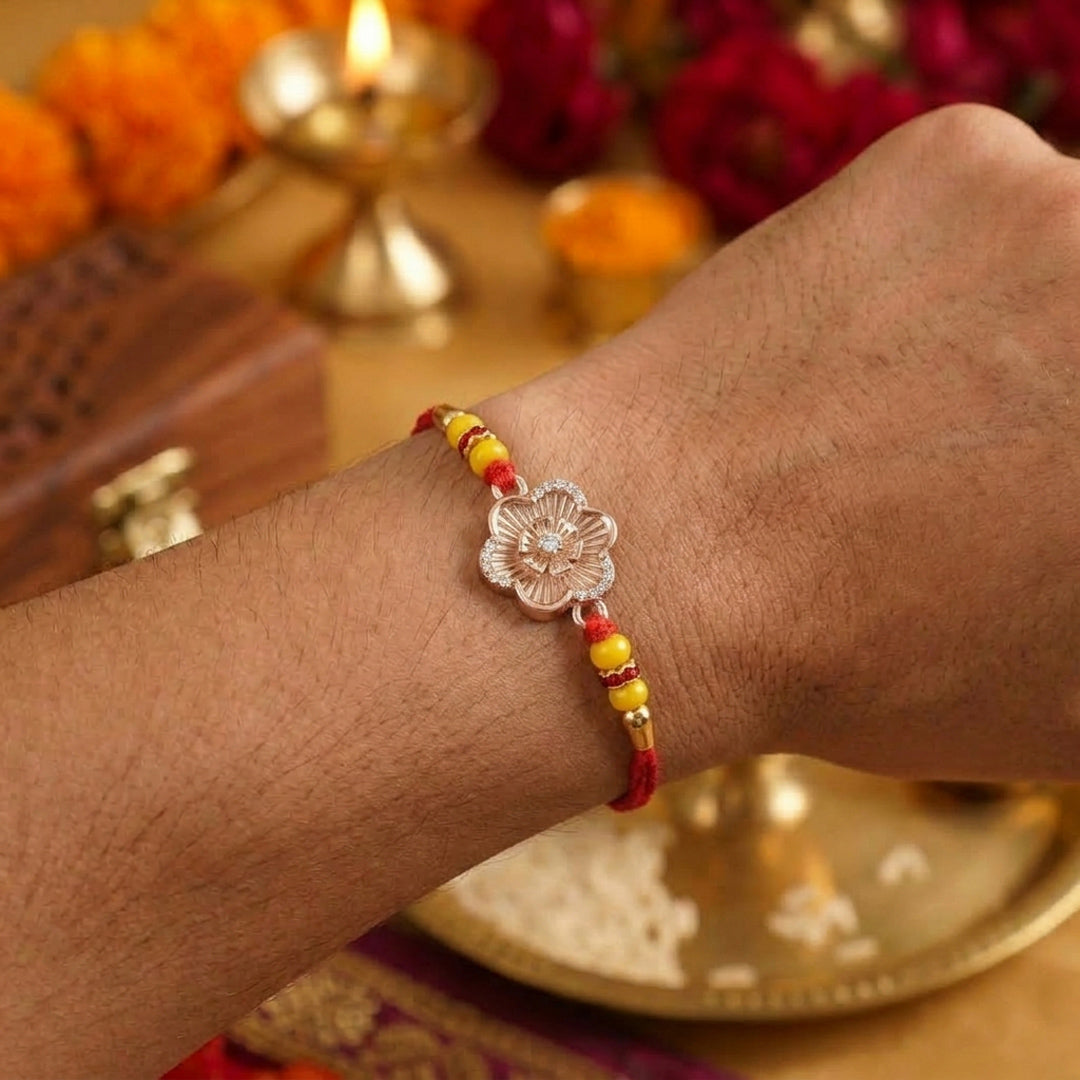 PNG Jewellers Modern Silver Rakhi For Men's