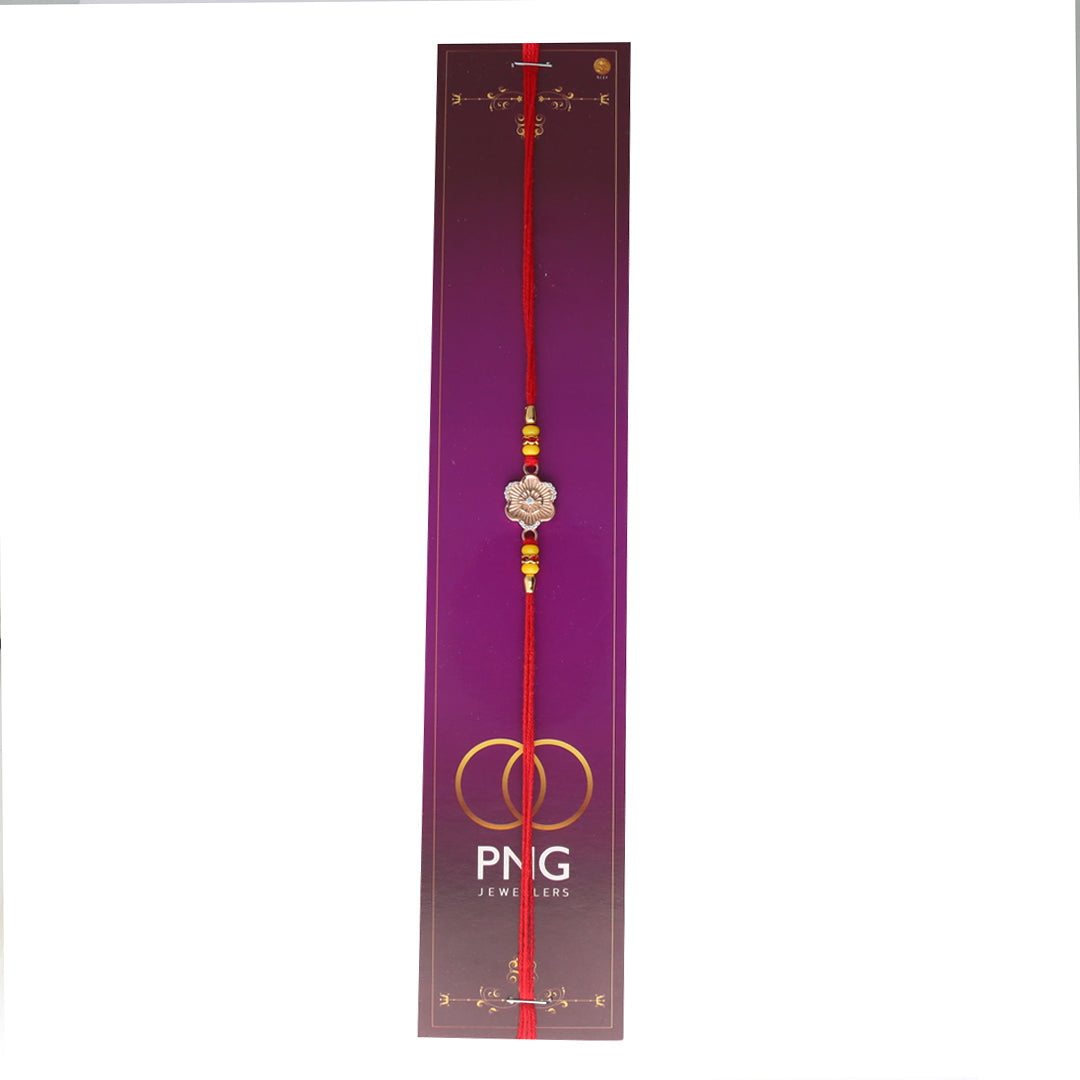 PNG Jewellers Modern Silver Rakhi For Men's