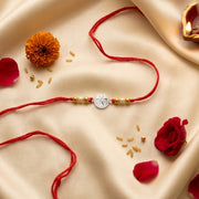 PNG Jewellers Petalous Silver Rakhi For Men's