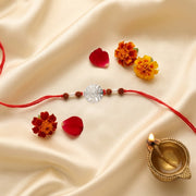 PNG Jewellers Blooming Silver Rakhi For Men's