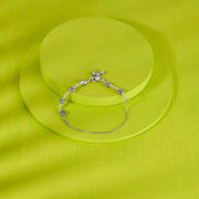 Starlet Step Silver Anklet