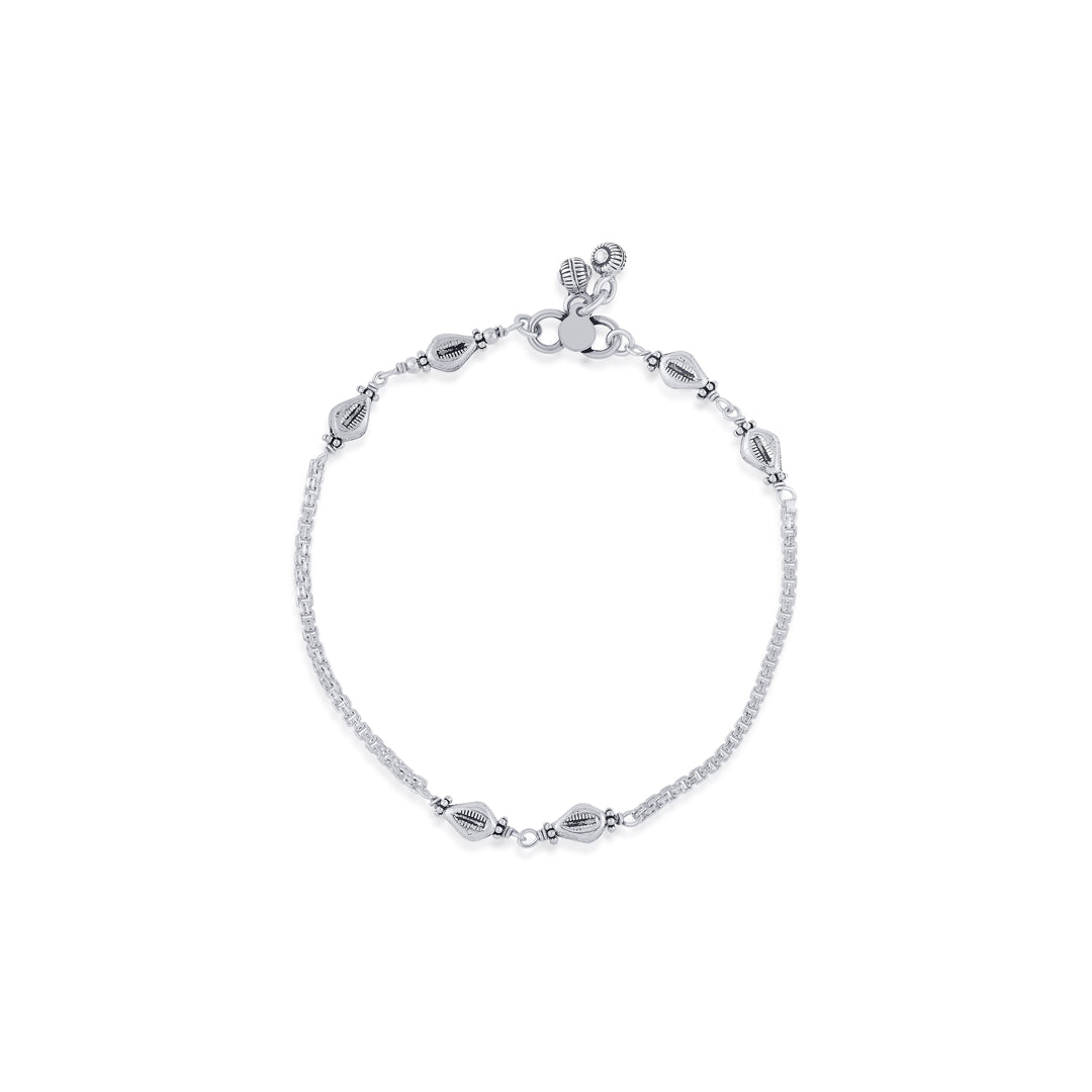 Chic Tinkle Silver Anklet