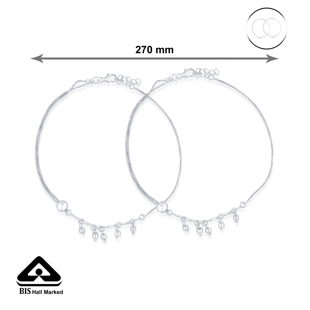 Pure Charm Silver Anklet