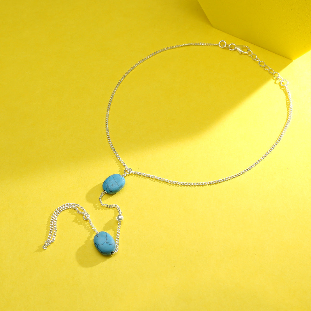 Sea Breeze 916 Silver Anklet For Woman