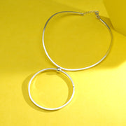 Classic Orbique 916 Silver Anklet For Woman