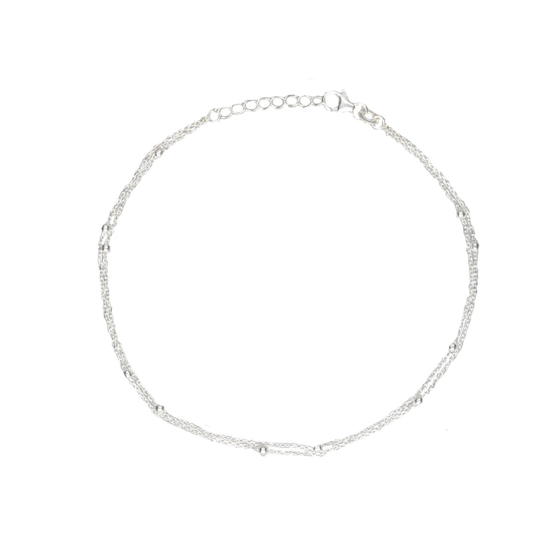 Twinkle Trail 916 Silver Anklet For Woman