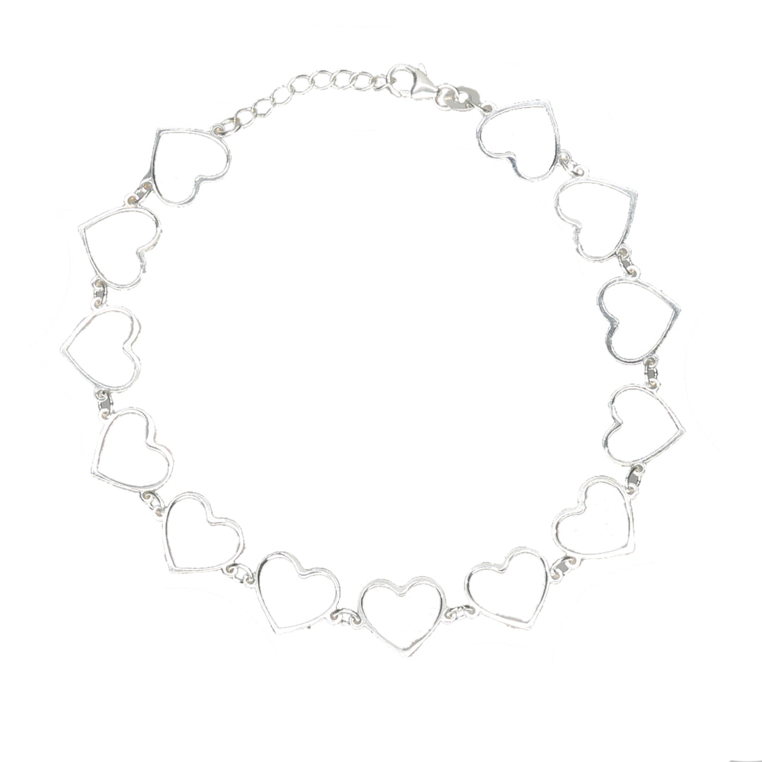 Love Loop 916 Silver Anklet For Woman