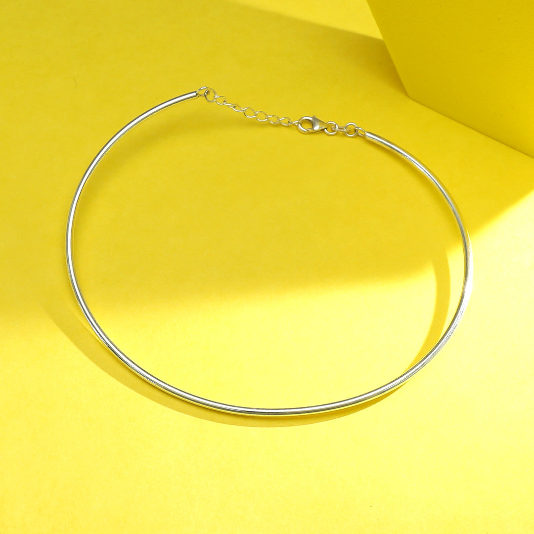 Nude Edge 916 Silver Anklet For Woman
