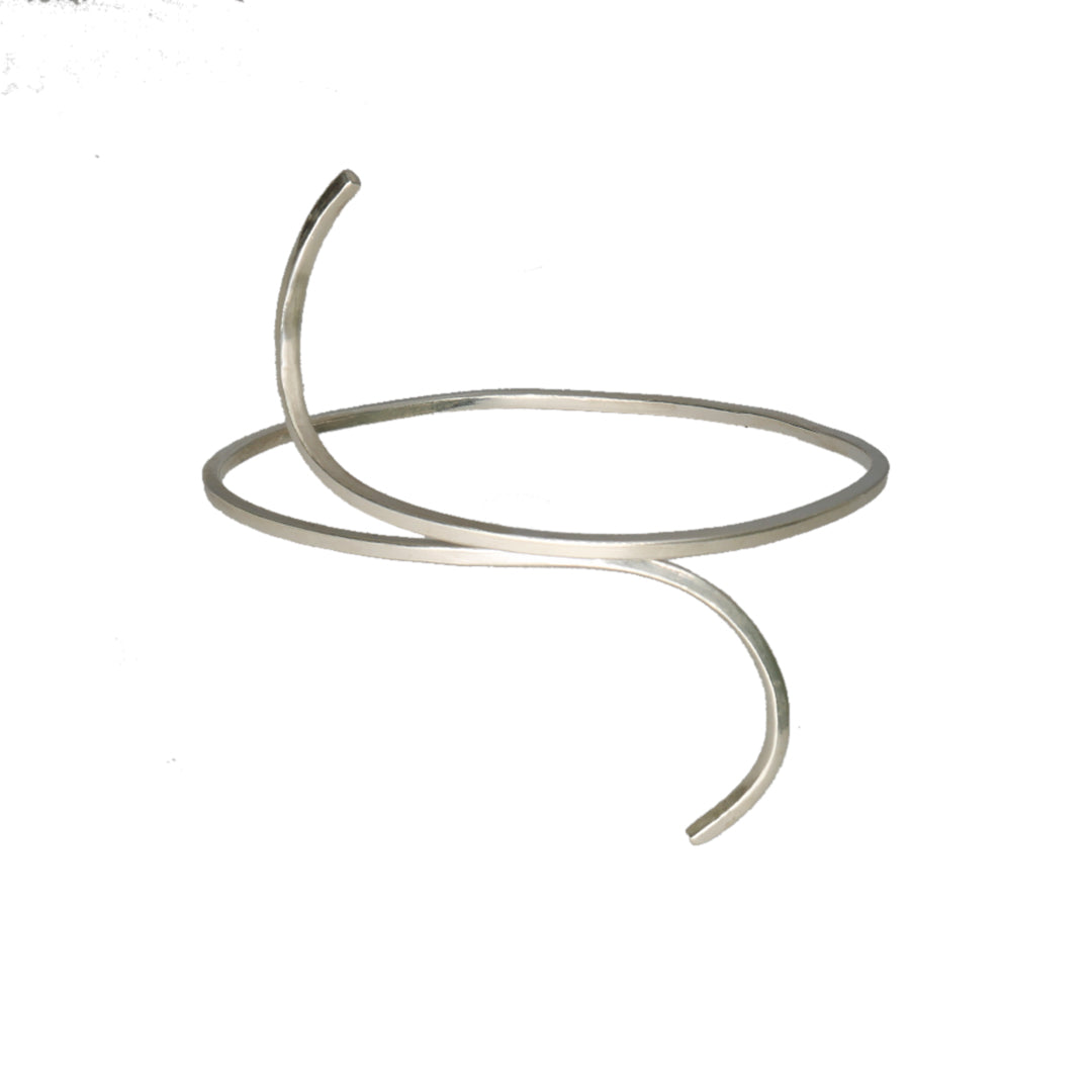 Ripple Edge 916 Silver Anklet For Woman