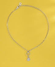 Playful Mirage Silver Anklets