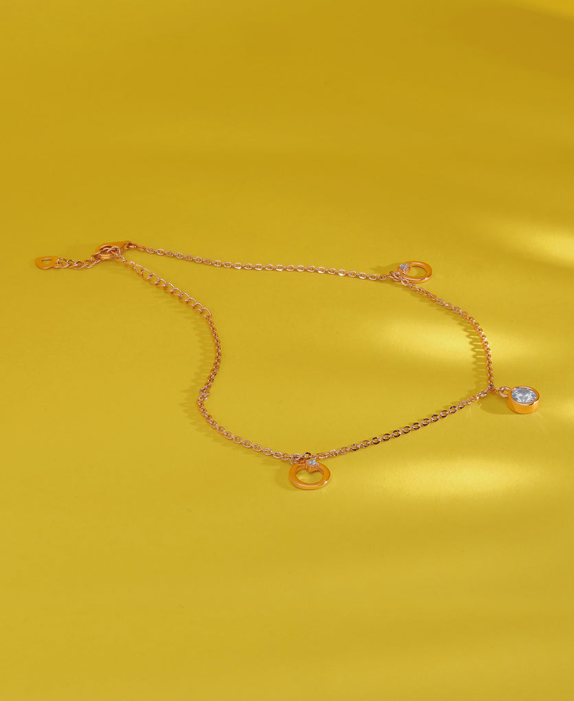 Artistic Edge Silver Anklets