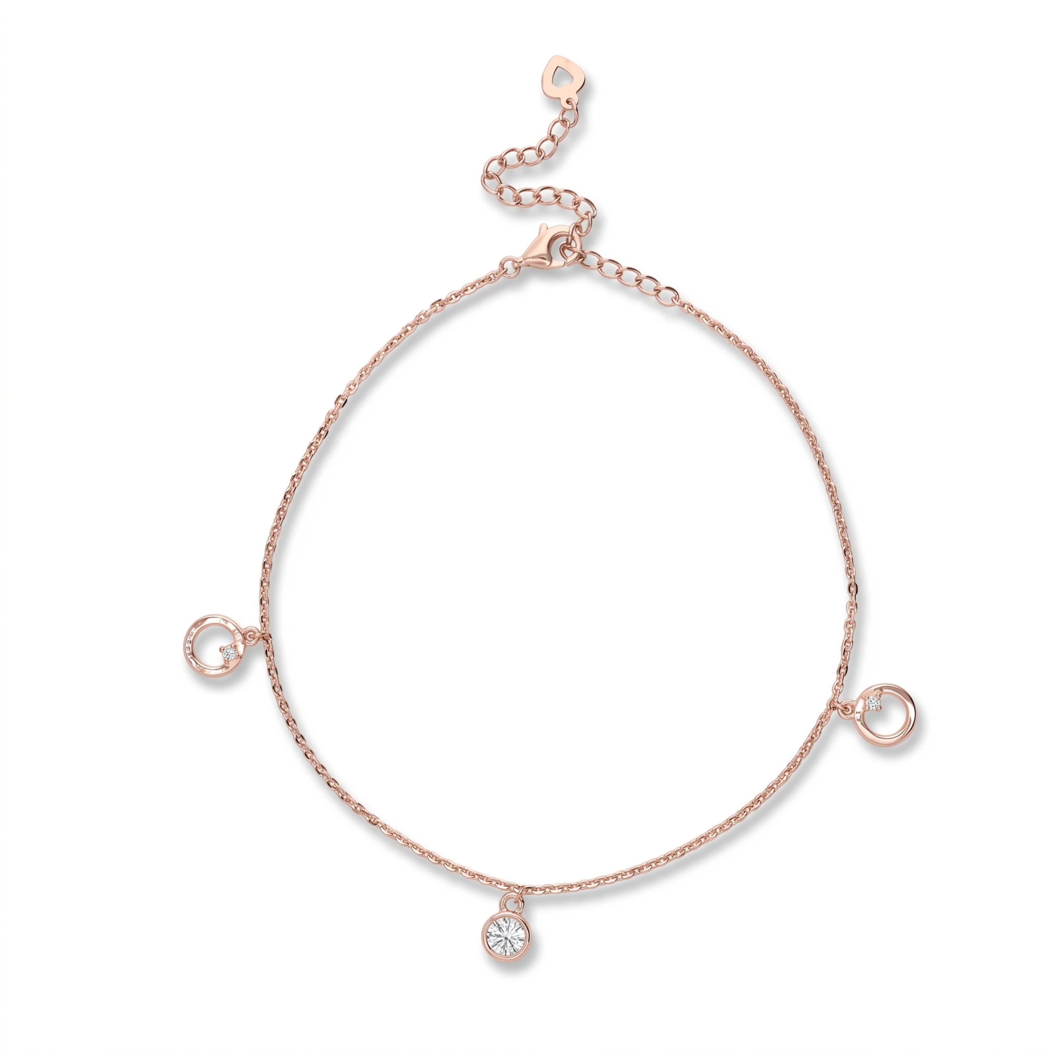 Artistic Edge Silver Anklets