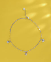 Lunar Delicacy Silver Anklets