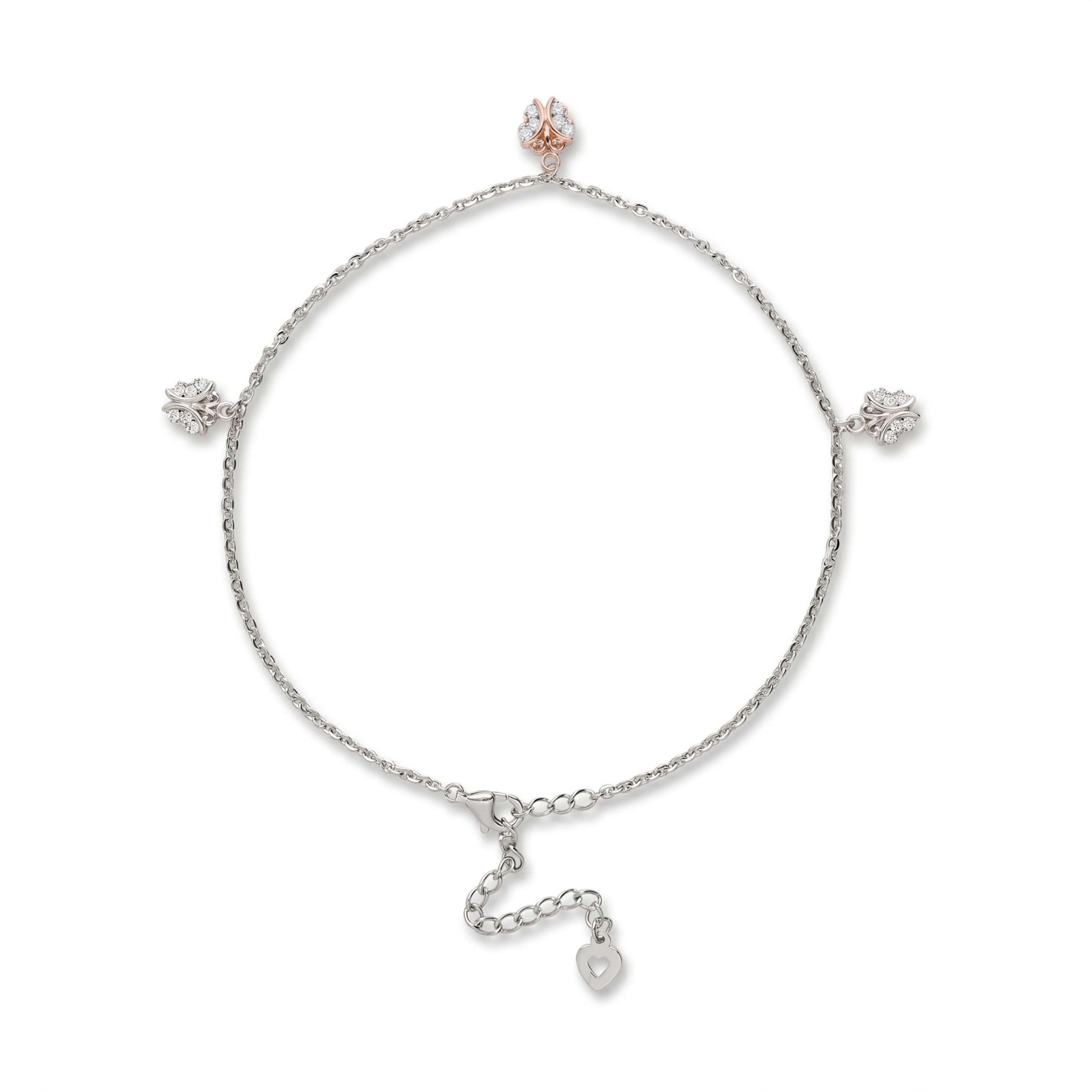 Lunar Delicacy Silver Anklets