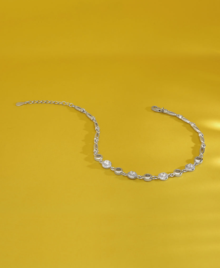 Mystic Mirage Silver Anklets