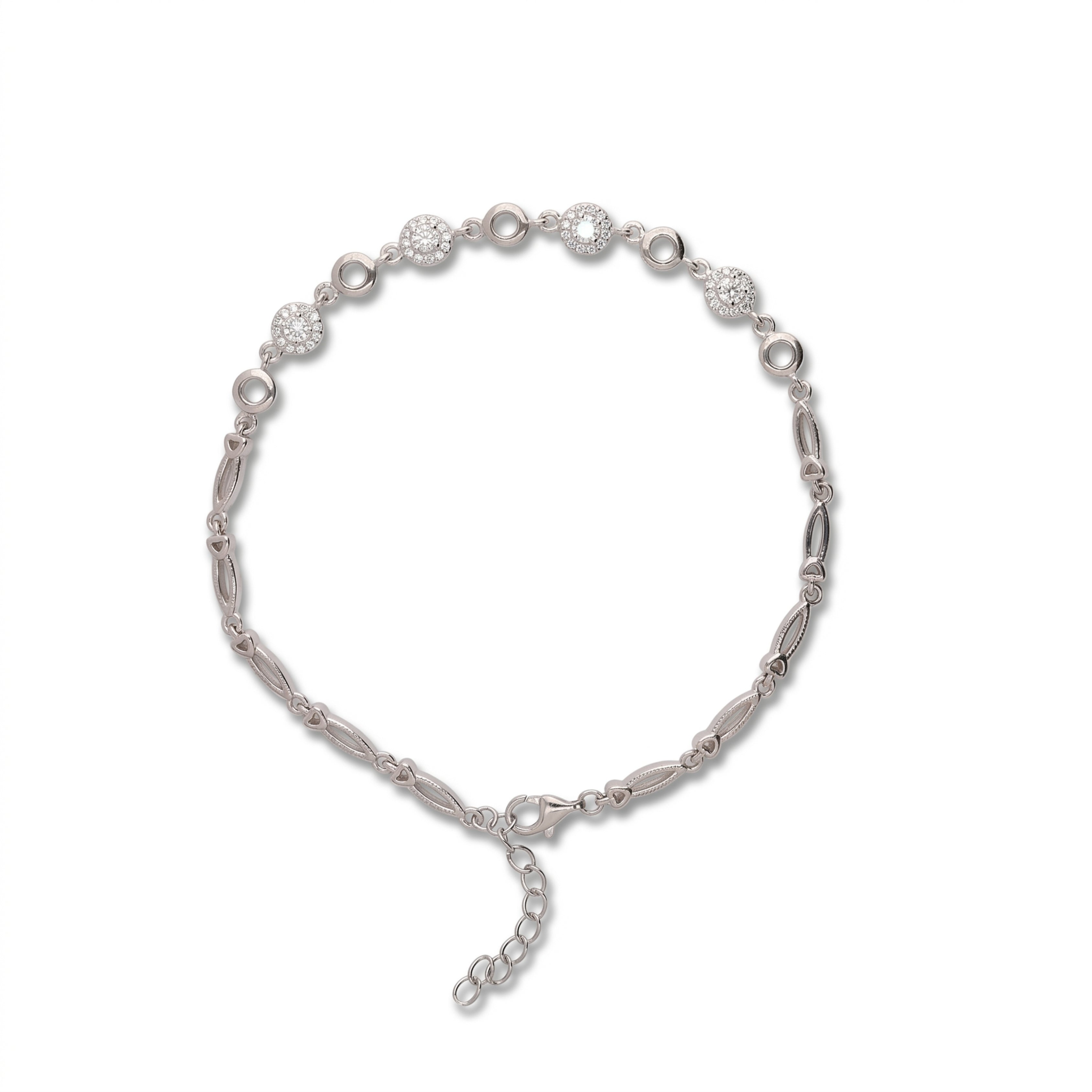 Mystic Mirage Silver Anklets