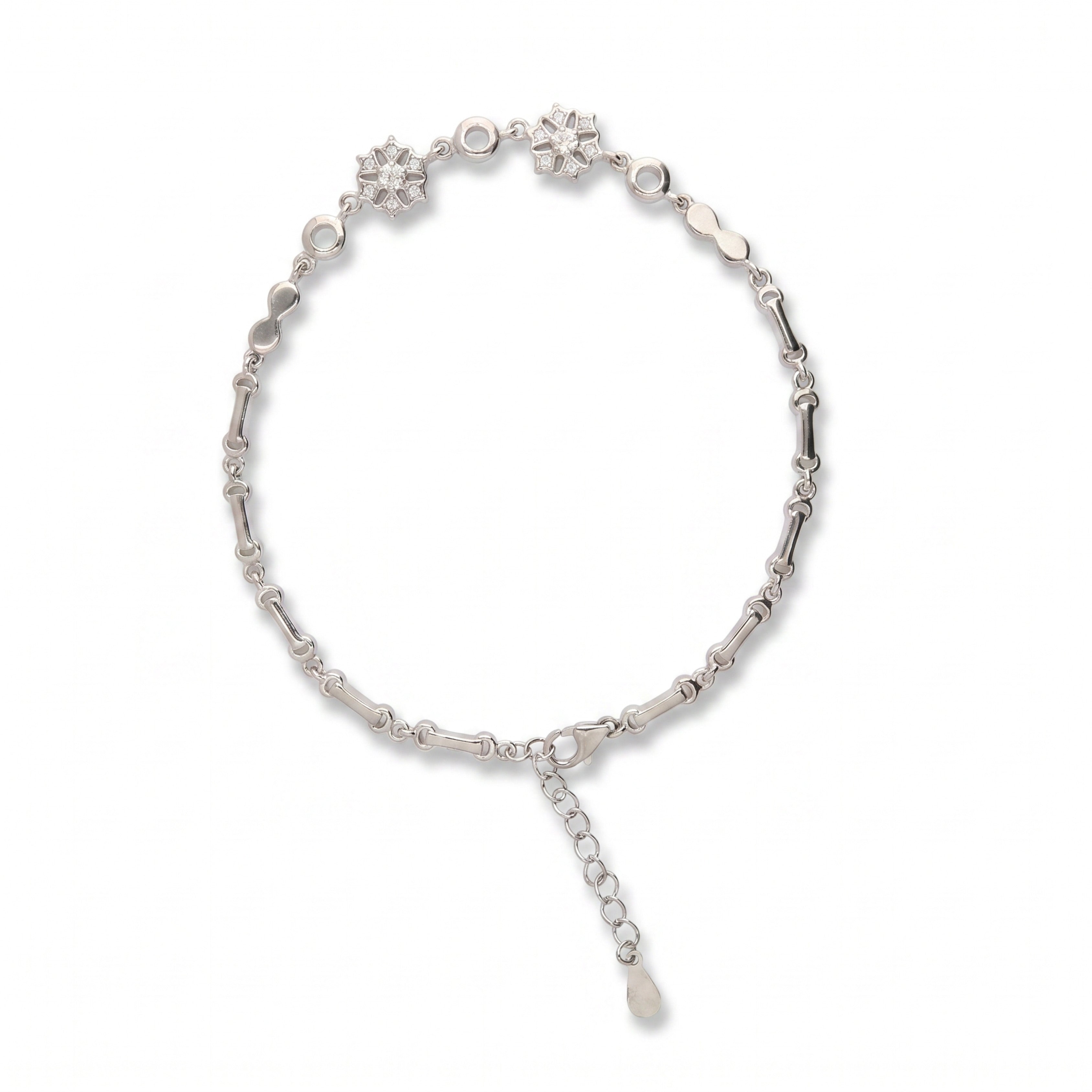 Beautiful Bliss Silver Anklets