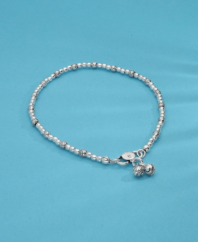 Simple Silver Anklet