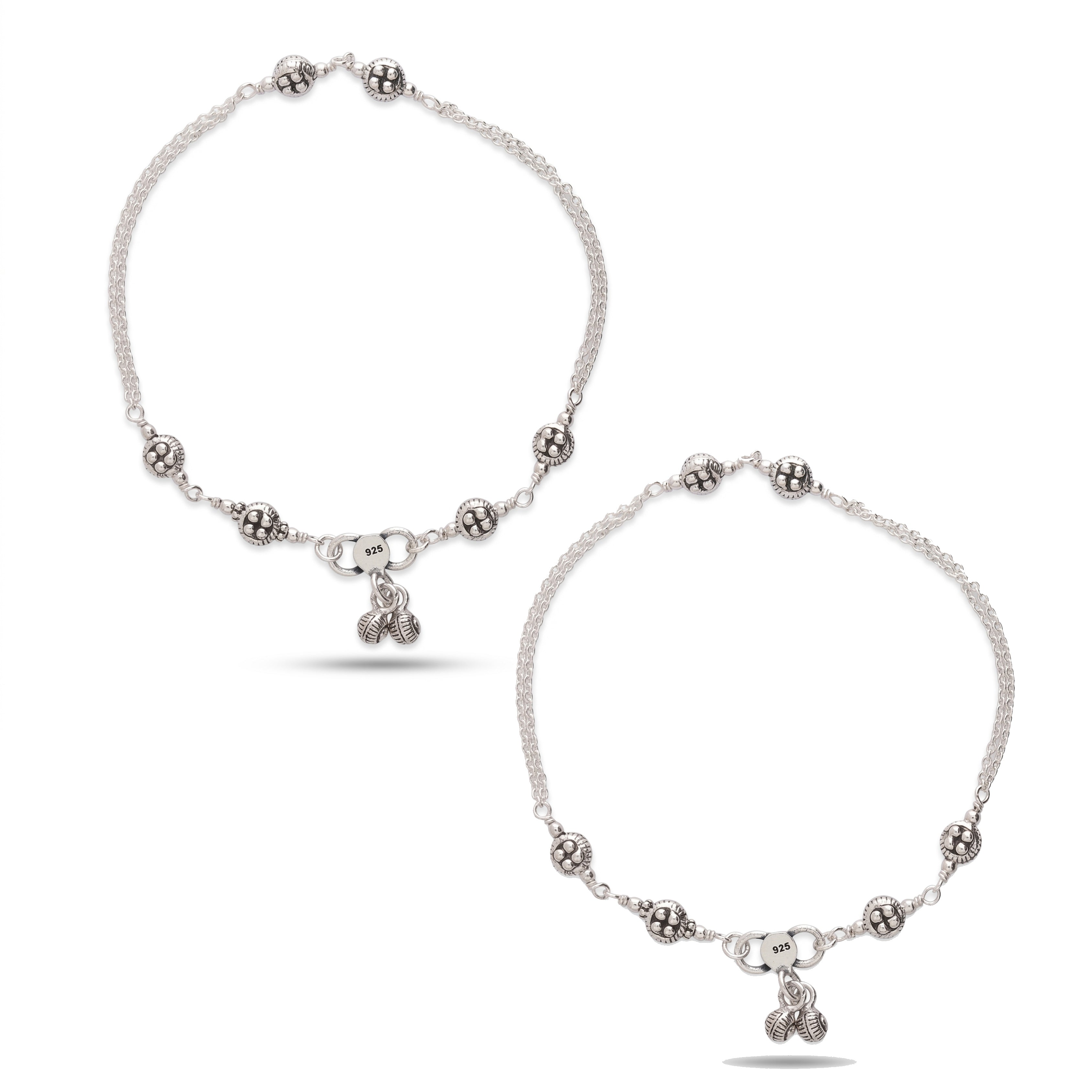 Walkover Silver Anklet