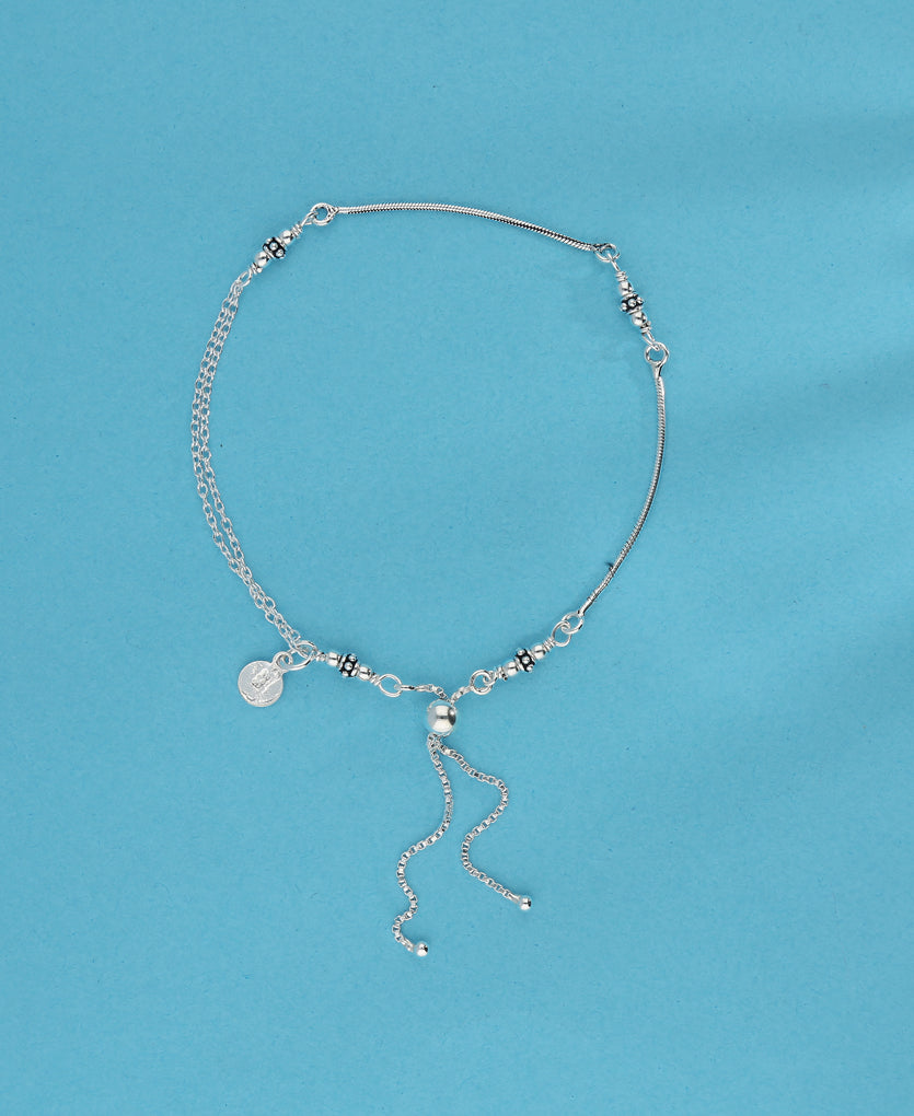 Breeze Silver Anklet