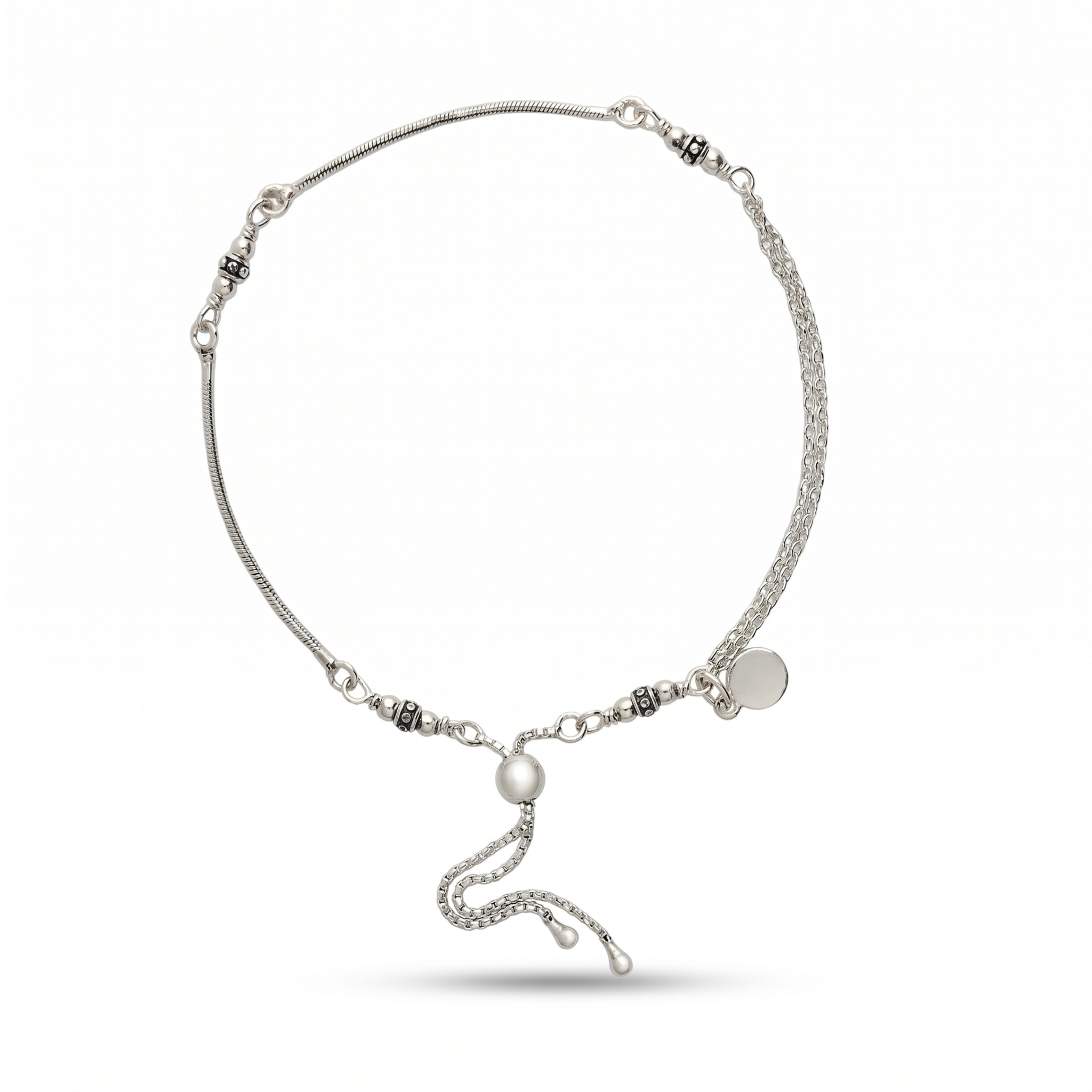 Breeze Silver Anklet