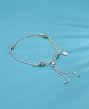 Spirula Silver Anklet