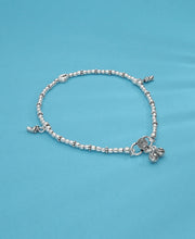 Lucky Feet Silver Anklet