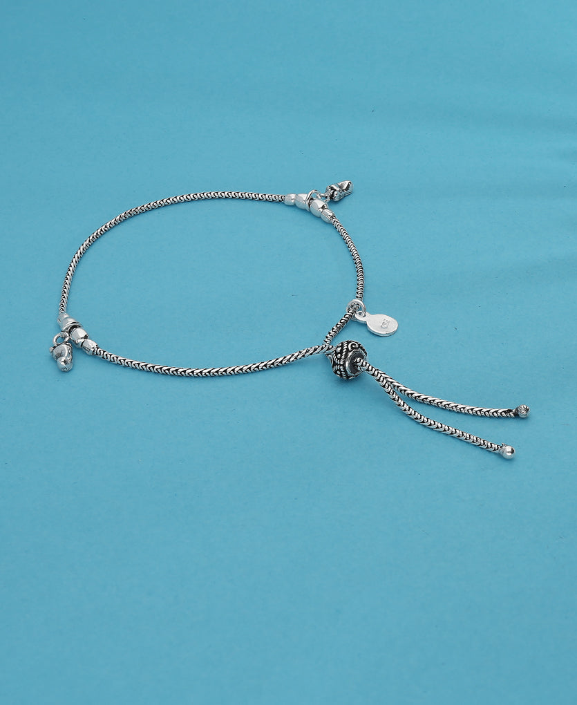 Hiking Silver Anklet