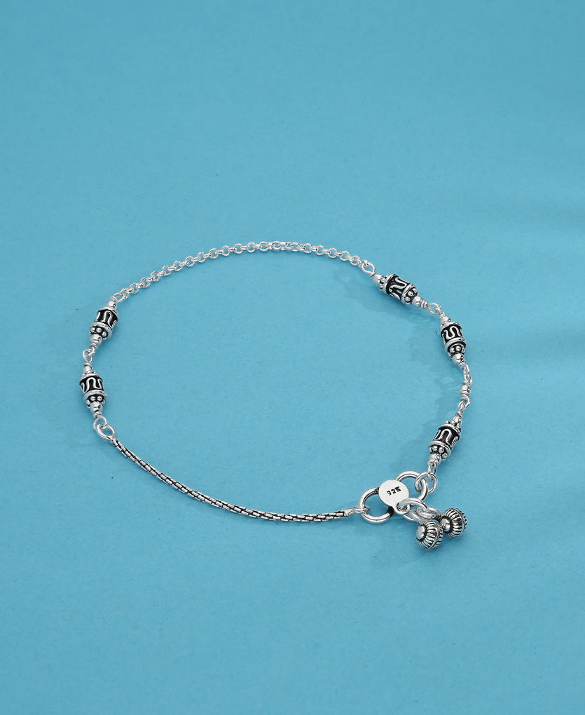 Brume Silver Anklet