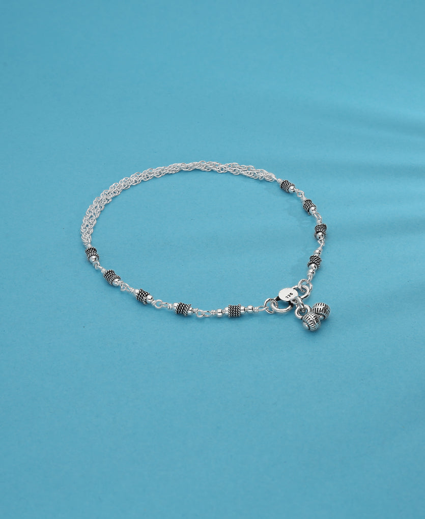 Tor Silver Anklet