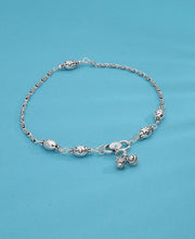 Carcanet Silver Anklet
