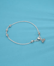 Sequence Silver Anklet
