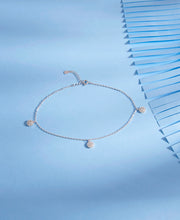 Trendy Spectrum Silver Anklet