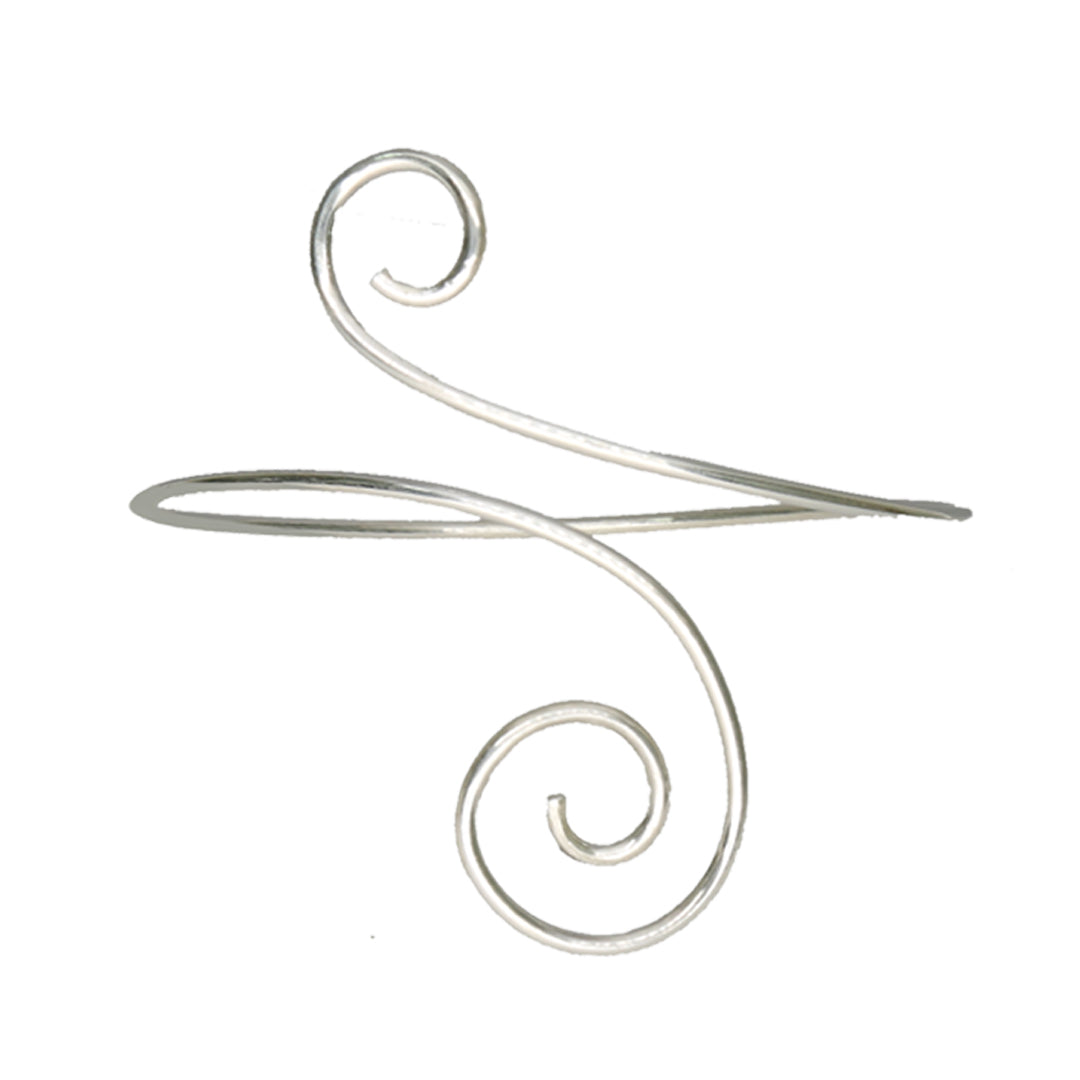 Coil Charm 916 Silver Anklet For Woman