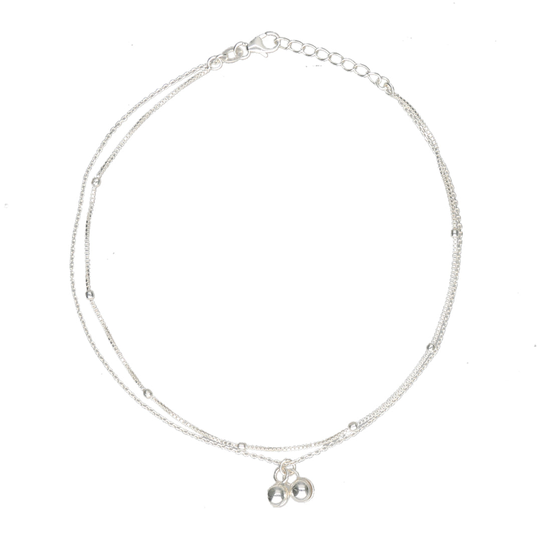 Silver Tinkle 916 Silver Anklet For Woman