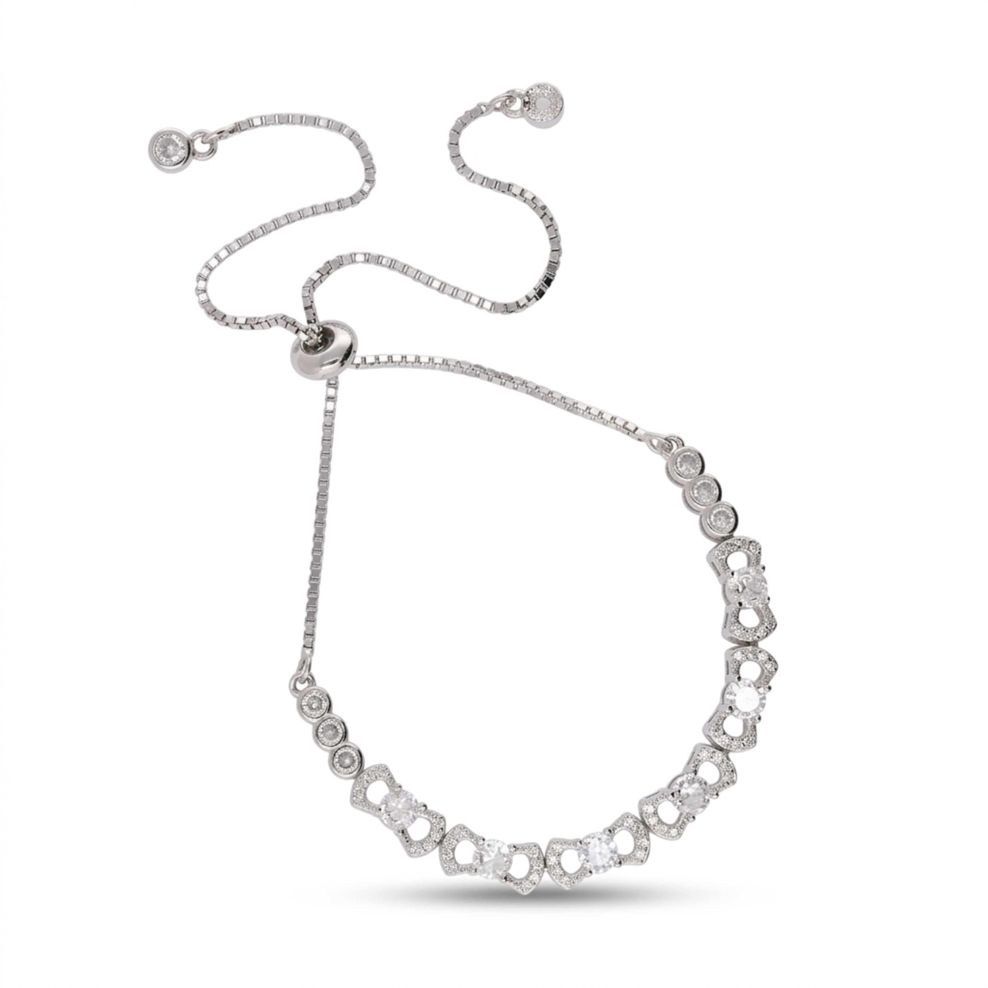 Crossbow Shine Silver Bracelet