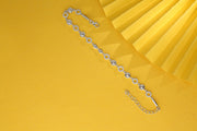 Swirl Spark Silver Bracelet
