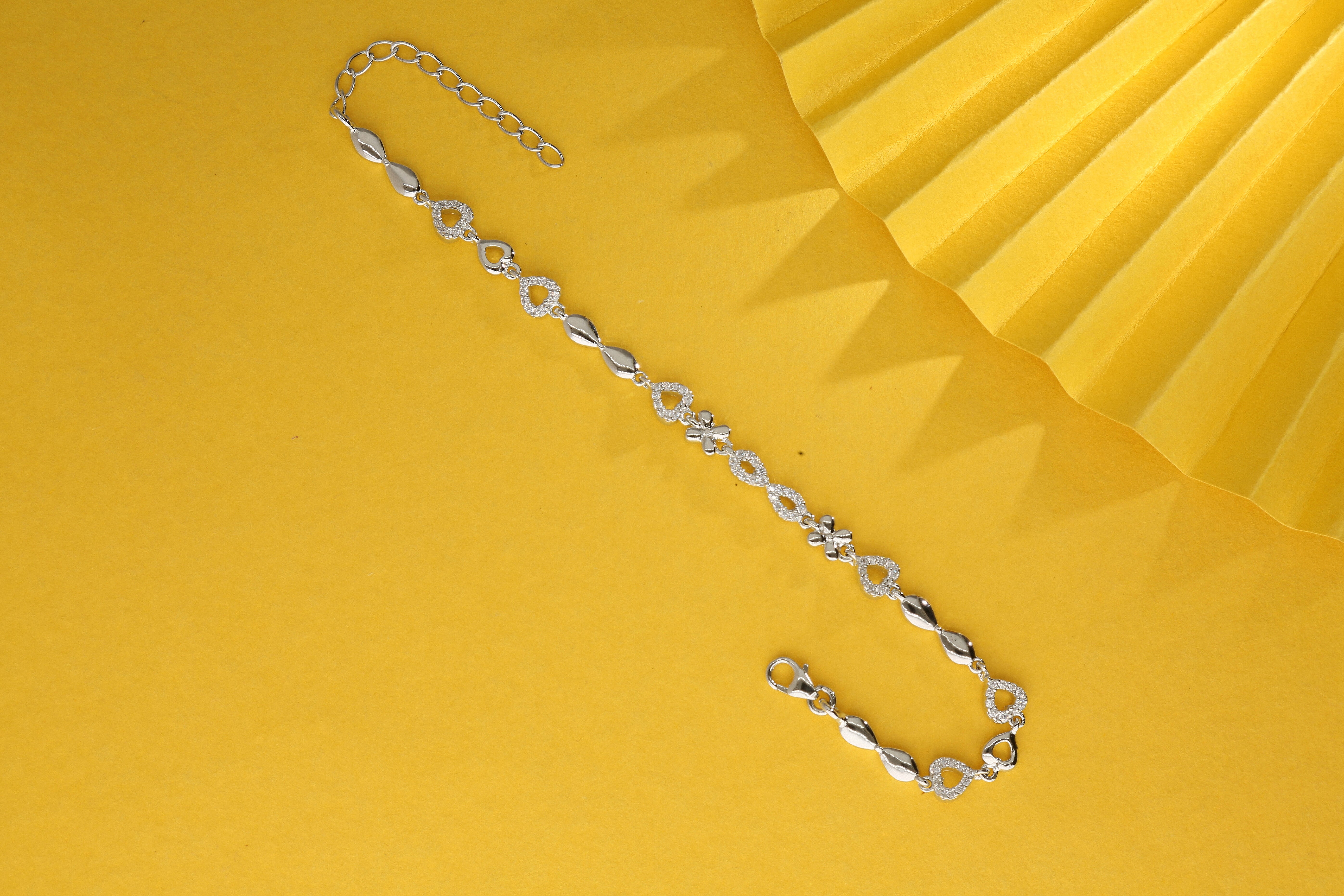 Arch Motif Silver Bracelet