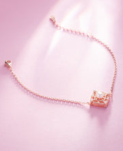 Square Peral With Studed Bracelet For Night Look