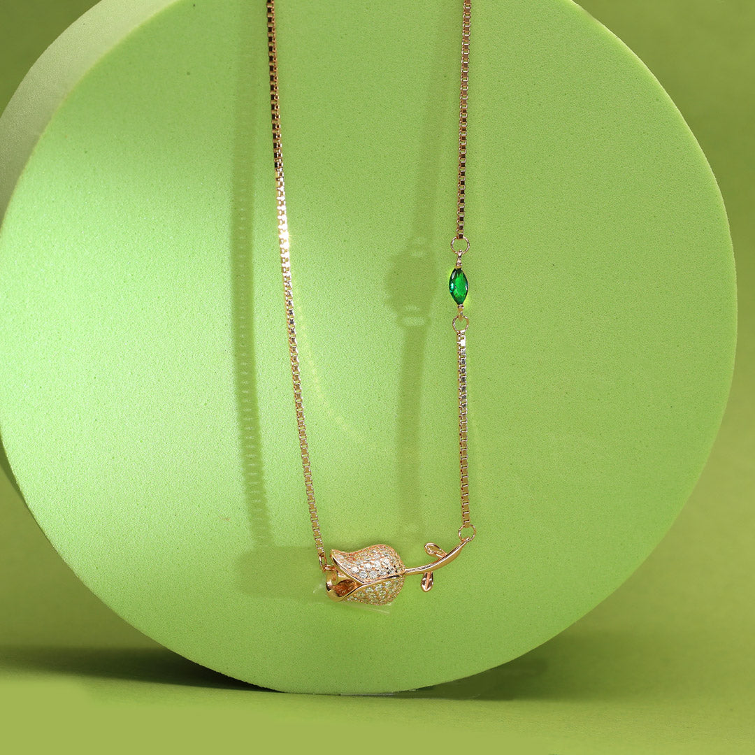 Golden Rose Rose Gold Necklace