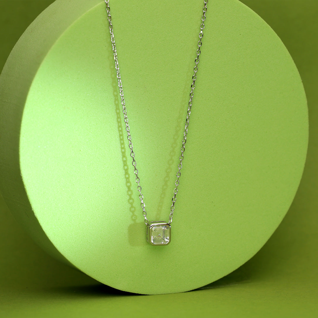 Urban Edge Silver Necklace