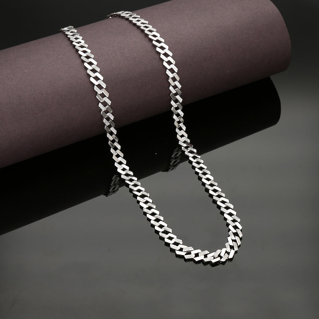 Heritage Links Mens Silver Chain