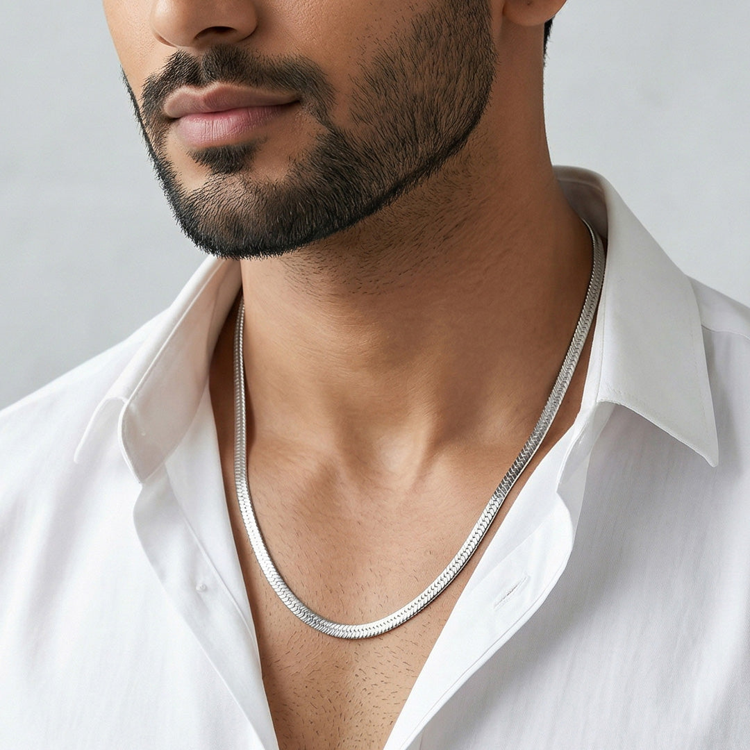 Shift Strand Men's Silver Chain