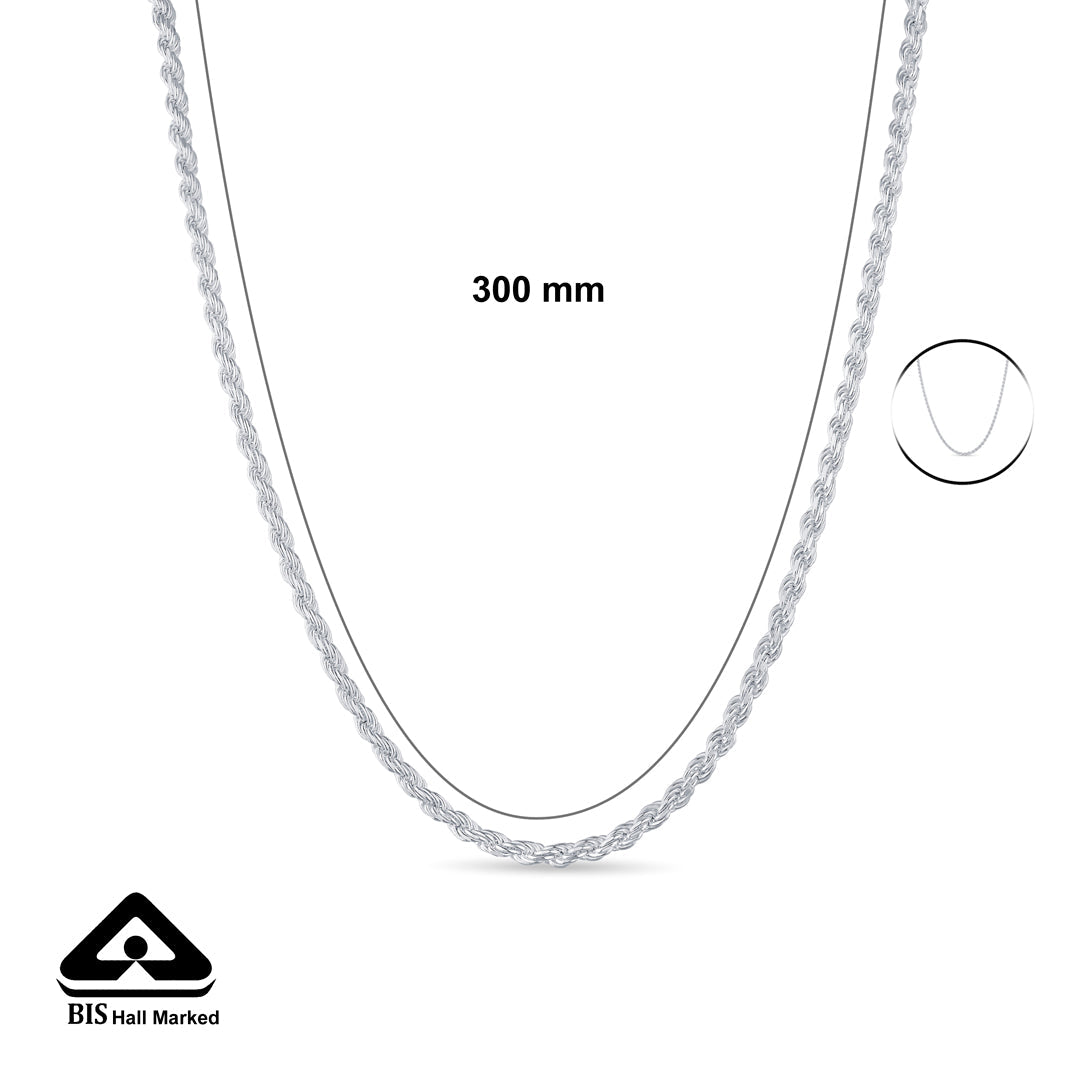 Pulse Link Men's Silver Chain