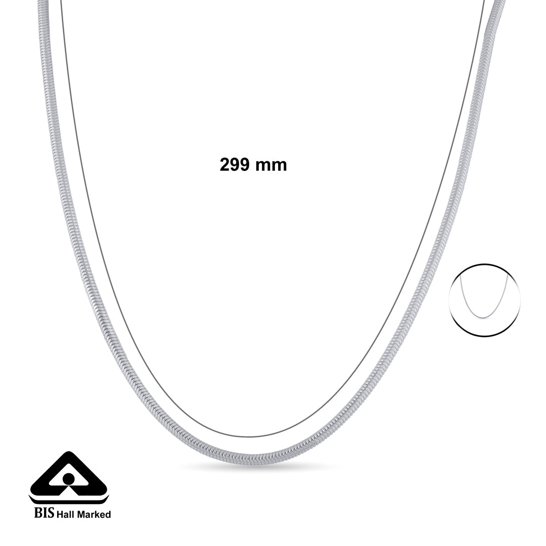 Frost Edge Men's Silver Chain